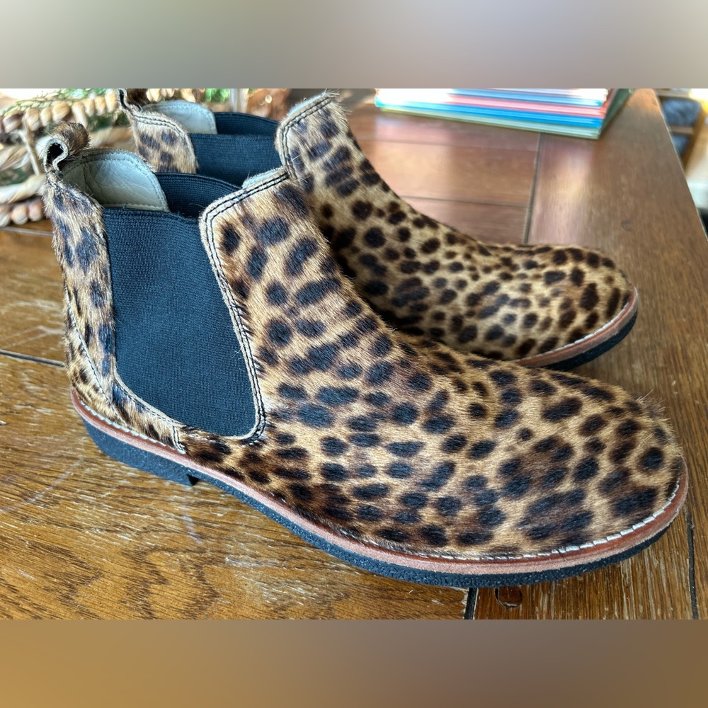 Boden Calf Hair booties